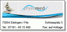 Praxis für Physiotherapie Physiomed