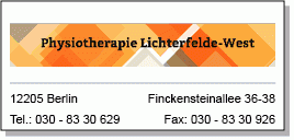 Praxis für Physiotherapie