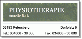 Praxis für Physiotherapie