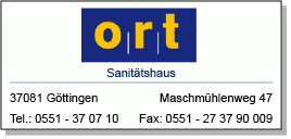 Orthopädie- & Rehatechnik Sanitätshaus o.r.t.
