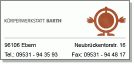 Praxis für Physiotherapie Körperwerkstatt Barth
