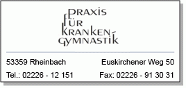 Praxis für Physiotherapie