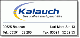 Orthopädie- & Rehatechnik Sanitätshaus Kalauch