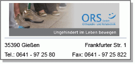 Orthopädie- & Rehatechnik ORS – Orthopädietechnik