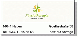 Praxis für Physiotherapie