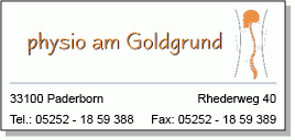 Praxis für Physiotherapie . Physio am Goldgrund