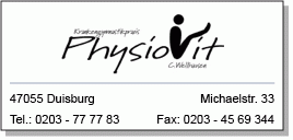 Praxis für Physiotherapie Physiovit