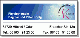 Praxis für Physiotherapie . Praxis König Physiotherapeuten UG (h.b.)