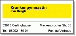 Praxis für Physiotherapie Krankengymnastik & Chiropraktik