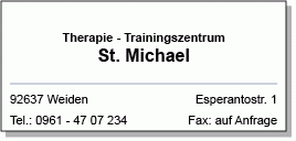 Praxis für Physiotherapie Therapie- & Trainingszentrum St. Michael