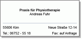 Praxis für Physiotherapie