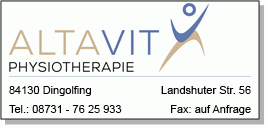 Praxis für Physiotherapie ALTAVIT Physiotherapie