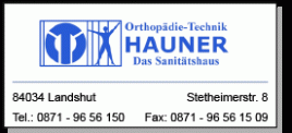 Orthopädie- & Rehatechnik Hauner Orthopädietechnik