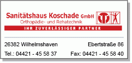 Orthopädie- & Rehatechnik Sanitätshaus Koschade