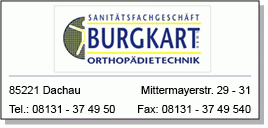 Orthopädie- & Rehatechnik Burgkart Orthopädietechnik