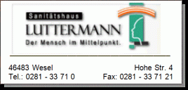 Sanitätshaus & Orthopädietechnik Wilhelm Luttermann