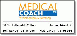 Praxis für Physiotherapie Medical Coach MH