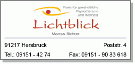 Praxis für Physiotherapie Lichtblick