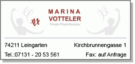 Praxis für Physiotherapie Marina Votteler
