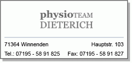 Praxis für Physiotherapie