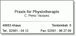 Praxis für Physiotherapie
