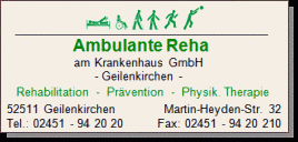 Praxis für Physiotherapie am Krankenhaus GmbH