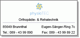 Orthopädie- & Rehatechnik PhysioTEC GmbH