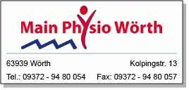 Praxis für Physiotherapie Main Physio Wörth