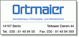 Orthopädie- & Rehatechnik Ortmaier