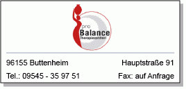 Praxis für Physiotherapie Pro Balance