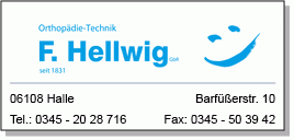 Orthopädie- & Rehatechnik Orthopädietechnik F. Hellwig