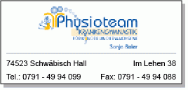Praxis für Physiotherapie Physioteam
