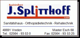 Orthopädie- & Rehatechnik, Sanitätshaus J. Splitthoff