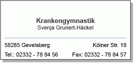 Praxis für Physiotherapie