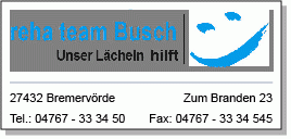 Orthopädie- & Rehatechnik reha team Busch GmbH & Co. KG