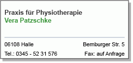 Praxis für Physiotherapie