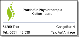 Praxis für Physiotherapie