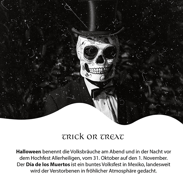 Allerheiligen, Halloween, Samhain, Día de los Muertos, …