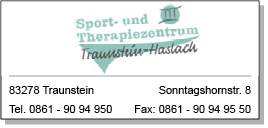 Sport und Therapiezentrum Traunstein  Deutsches Skoliose Netzwerk