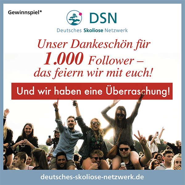 Dankeschön für 1000 Follower