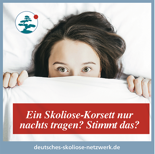 Skoliose-Korsett nur nachts tragen?